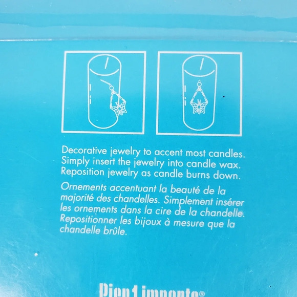 2/$25 Pier 1 Imports Candle Jewelry  Silver Metal Butterflies Set of 6 - Picture 8 of 14